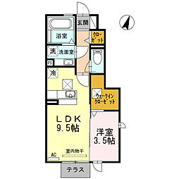 間取図画像 1LDK