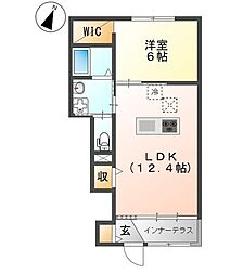 小田急小田原線 新百合ヶ丘駅 バス17分  平尾浄水場停下車 徒歩1分の賃貸アパート 1階1LDKの間取り
