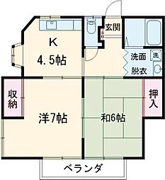 ジュネスタブレット 2Kの間取図画像