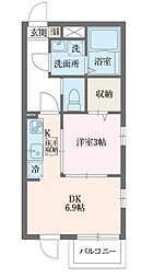 JR京浜東北・根岸線 赤羽駅 徒歩13分の賃貸マンション 1階1DKの間取り