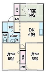 間取図画像 3DK