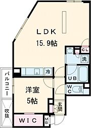 OZIO西荻窪II 2階1LDKの間取り