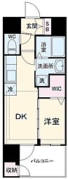 JR東海道本線 尾頭橋駅 徒歩3分の賃貸マンション 3階1DKの間取り