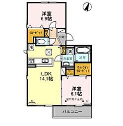 ル・レーヴ吹田山手町 1階/-