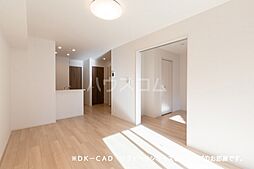 JR上越線 群馬総社駅 4.6kmの賃貸アパート 1階1LDKのリビング/ダイニング