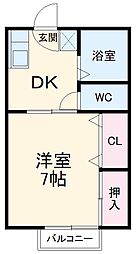 間取図画像 1DK