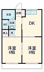 間取図画像 2DK
