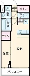 東京メトロ南北線 志茂駅 徒歩10分の賃貸マンション 4階1DKの間取り
