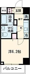 京成押上線 京成立石駅 徒歩10分の賃貸マンション 3階1Kの間取り
