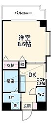 名古屋市営桜通線 瑞穂運動場西駅 徒歩8分の賃貸マンション 3階1DKの間取り