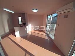 愛知環状鉄道 大門駅 バス4分 上里二丁目下車 徒歩2分の賃貸アパート 2階2LDKのリビング/ダイニング