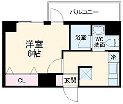 Ｓ−ＲＥＳＩＤＥＮＣＥ行徳 2階1Kの間取り