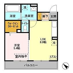 間取図画像 1LDK