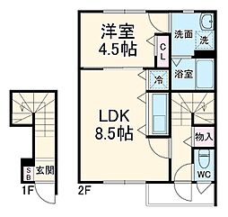 間取図画像 1DK