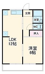 間取図画像 1LDK