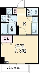 ＡＬＴＥＲＮＡ池袋ＥＡＳＴ 1階1Kの間取り