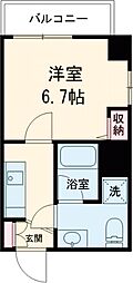 ＡＺＥＳＴ立石Ｒ 3階1Kの間取り