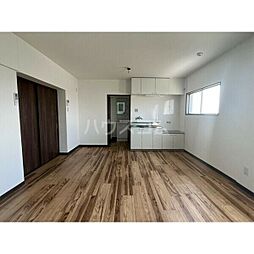 木曽川コーポラス 402 4階2LDKのリビング/ダイニング