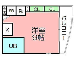 間取図画像 ワンルーム