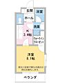 トリニティ中原2階4.6万円