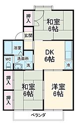 間取図画像 3DK