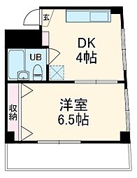 ジェネシス青山 3階1Kの間取り