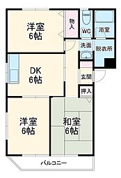 間取図画像 3DK