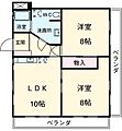 マイアみどり3階6.6万円