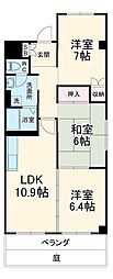 間取図画像 3LDK