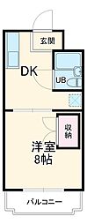 間取図画像 1DK