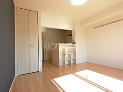 Ｄ-ｒｏｏｍ思川ヴェール　Ｅ 205 2階ワンルームのリビング/ダイニング