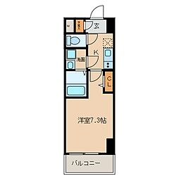 Ｓｕｎ　Ｓｔａｔｅ東海 2階1Kの間取り