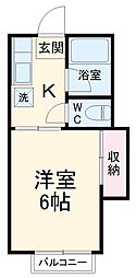 間取図画像 1K