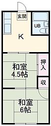 間取図画像 2K