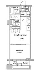 COMFORIA大山 1LDKの間取図画像