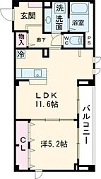 Ｊｏｙ　Ｈｏｕｓｅ 2階1LDKの間取り