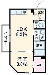 アトレイユ蘇我 1階1LDKの間取り