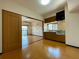 レージュ道徳 403 4階2DKのリビング/ダイニング