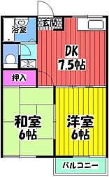 間取図画像 2DK