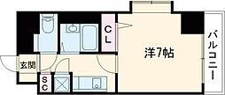 フェニックス初台 1Kの間取図画像