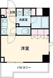 JR山手線 池袋駅 徒歩10分の賃貸マンション 3階1Kの間取り