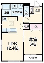 間取図画像 1LDK