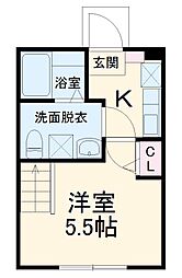 間取図画像 1K