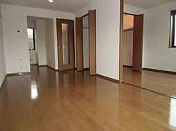 多摩都市モノレール 砂川七番駅 徒歩6分の賃貸アパート 1階1LDKのリビング/ダイニング