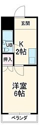 間取図画像 1K