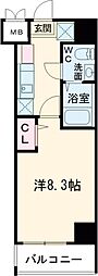 グランフォース北綾瀬2 1Kの間取図画像