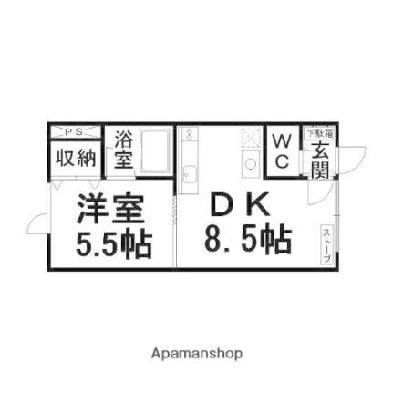 吉野ハイツ5 ｜北海道北見市文京町(賃貸アパート1DK・1階・29.16㎡)の写真 その2