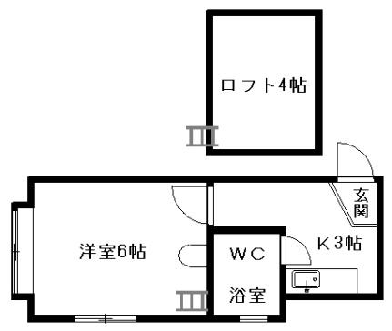 グローリーコート 301｜北海道札幌市中央区南八条西１３丁目(賃貸マンション1K・3階・28.05㎡)の写真 その2