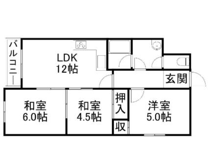 キャトルセゾン 402｜北海道札幌市中央区南一条西１８丁目(賃貸マンション3LDK・4階・55.00㎡)の写真 その2