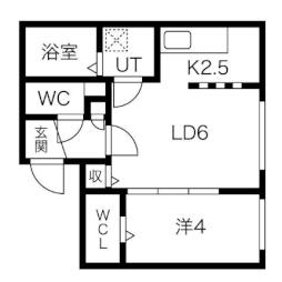 幌平橋駅 5.3万円